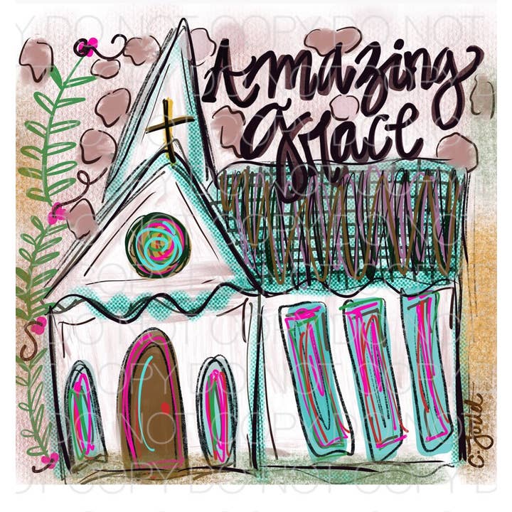 Amazing Grace Transfer Sheet for wholesale by PLT Wholesale