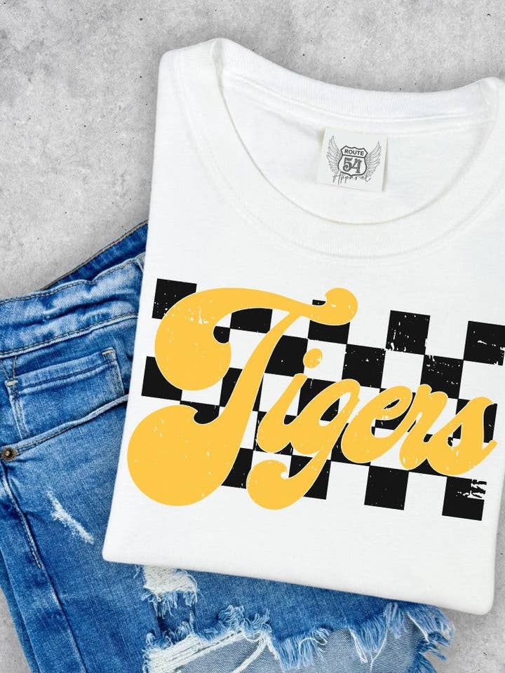 MIZ ZOU Tigers | Youth and Adult T-shirt | Super Comfy Tee | Missouri Tigers Spirit Wear for wholesale by Route 54 Apparel