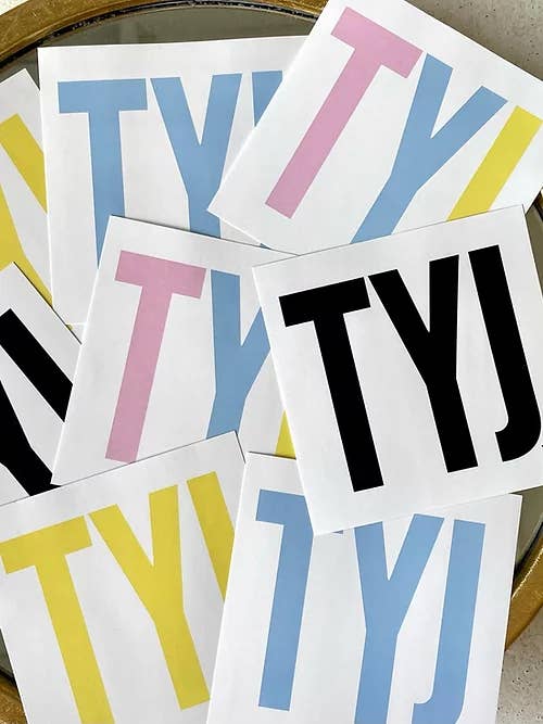 TYJ - Tack Jesus Klistermärken! för wholesale av MM Designs