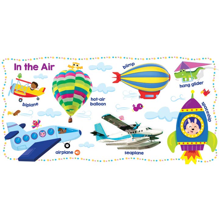 Kidsbooks Publishing - Wholesale Book - Kids - Let's Get Talking: Vehicles (6-Button Sound Book)