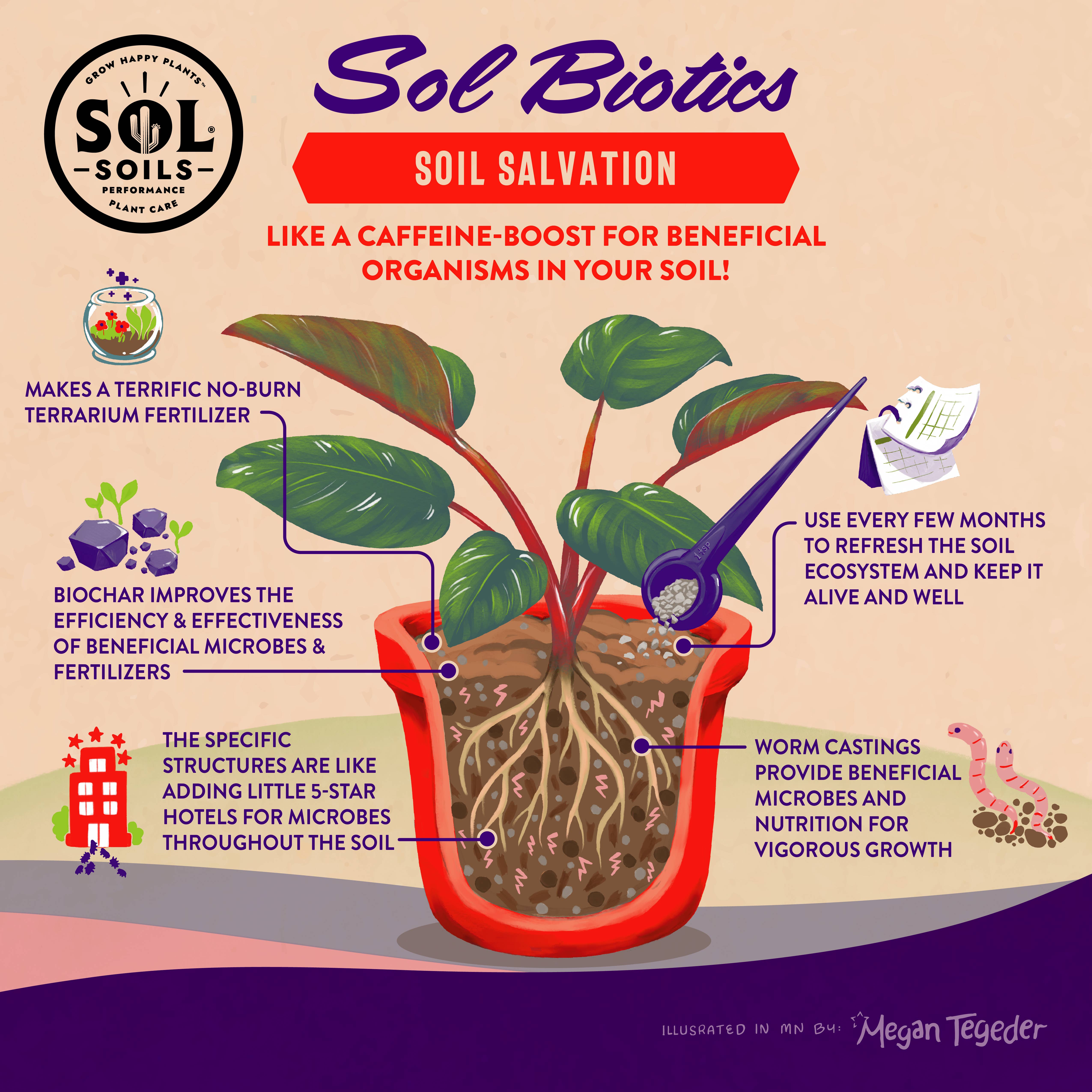 Sol Soils - Wholesale Fertilizer - Sol Biotics - Soil Salvation - Worm Castings & Biochar1