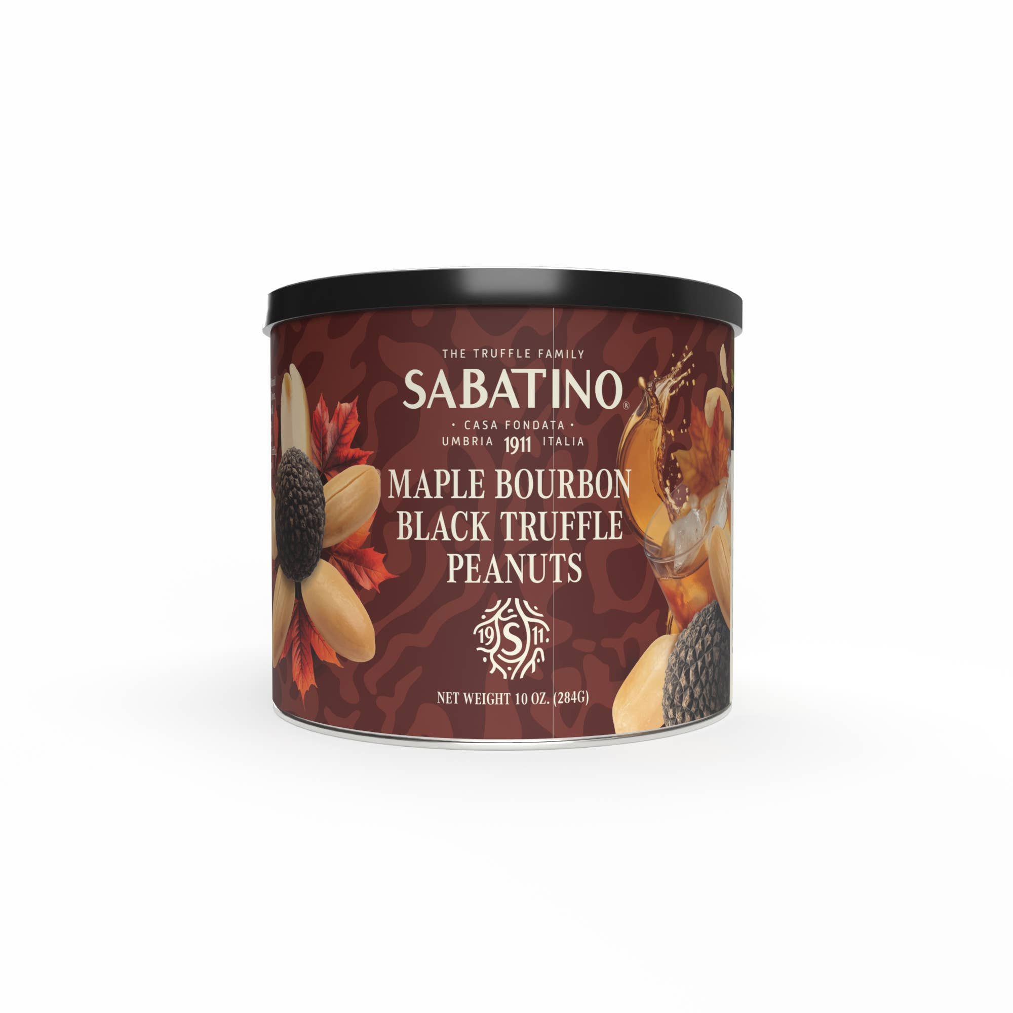 Sabatino Truffles - Wholesale Nuts - Maple Bourbon Black Truffle Peanuts
