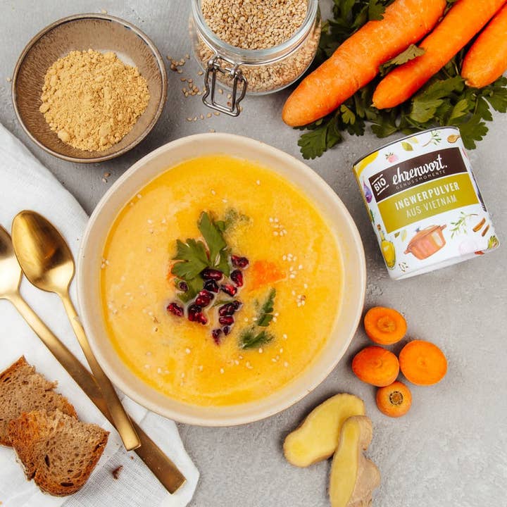 ehrenwort. Genussmomente – wholesale Dried spice mix – Organic ginger powder from Vietnam1