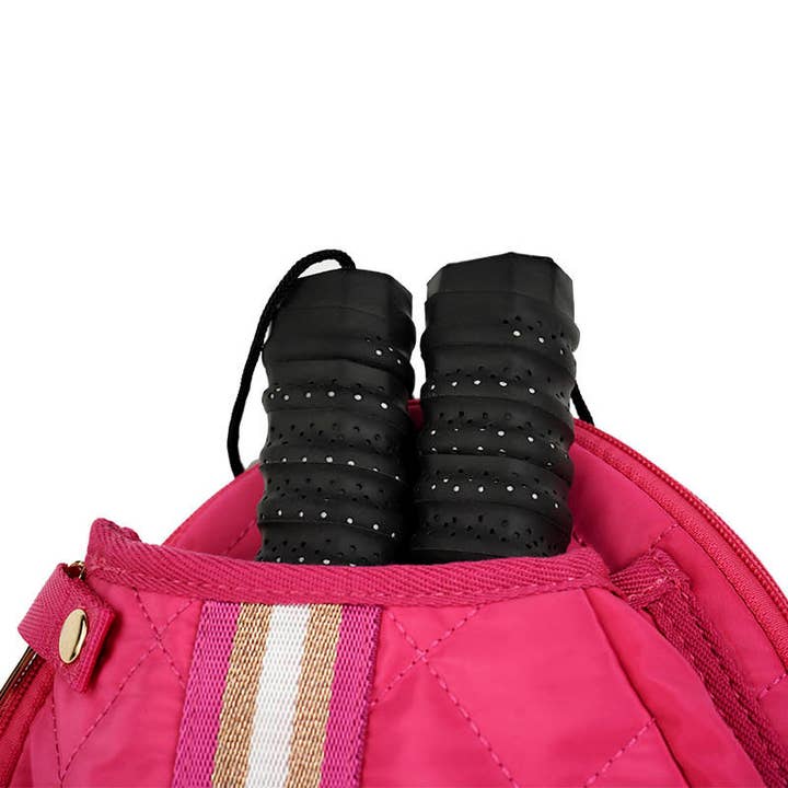 Lemonbella - Wholesale Sports Bag - Unisex - Lemonbella Berry Pink Pickleball Sling Bag CLOSEOUT SALE12