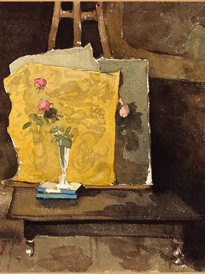 Um canto de um estúdio de Henri-Joseph Harpignies por atacado de Keep Calm Collection