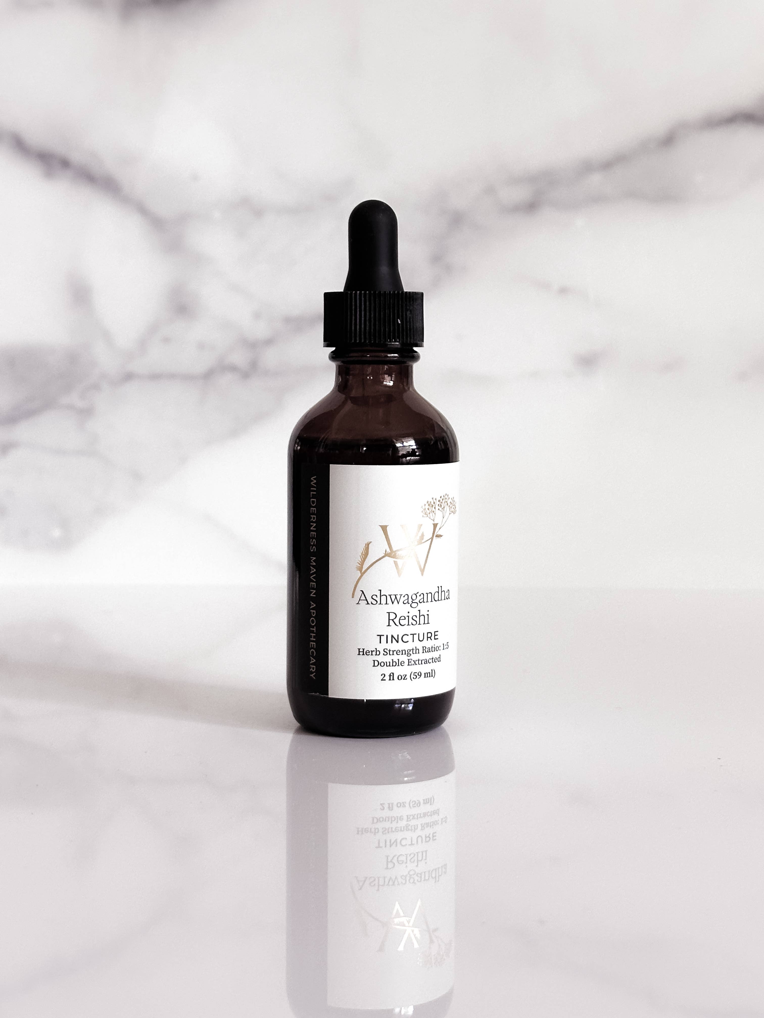 Wilderness Maven Apothecary - Wholesale Tincture - Ashwagandha + Reishi Tincture1