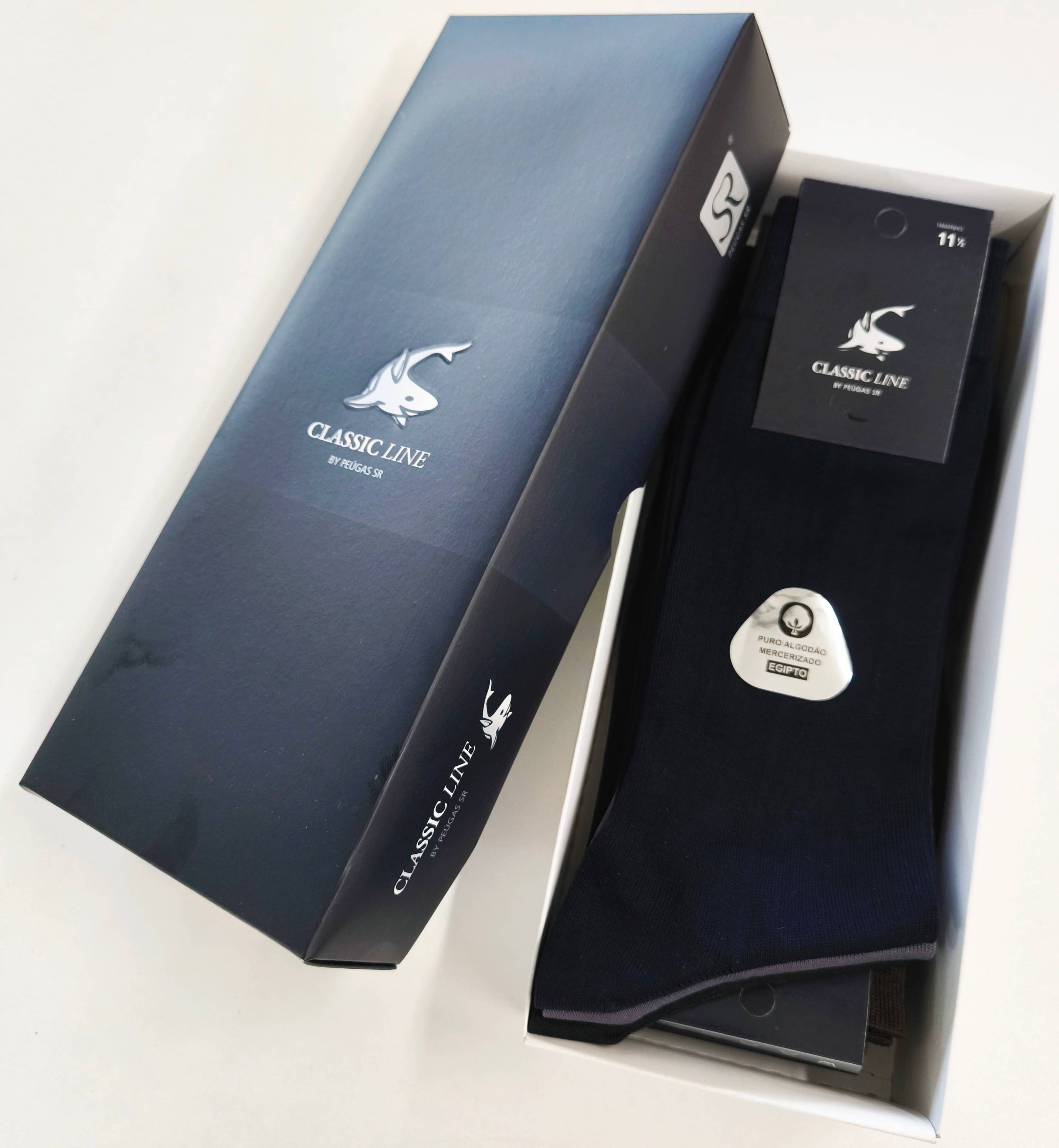 SR Peúgas - Wholesale Socks - Unisex - 100% Cotton Fil d'Écosse Plain Sock traditional cuff Ref.8073