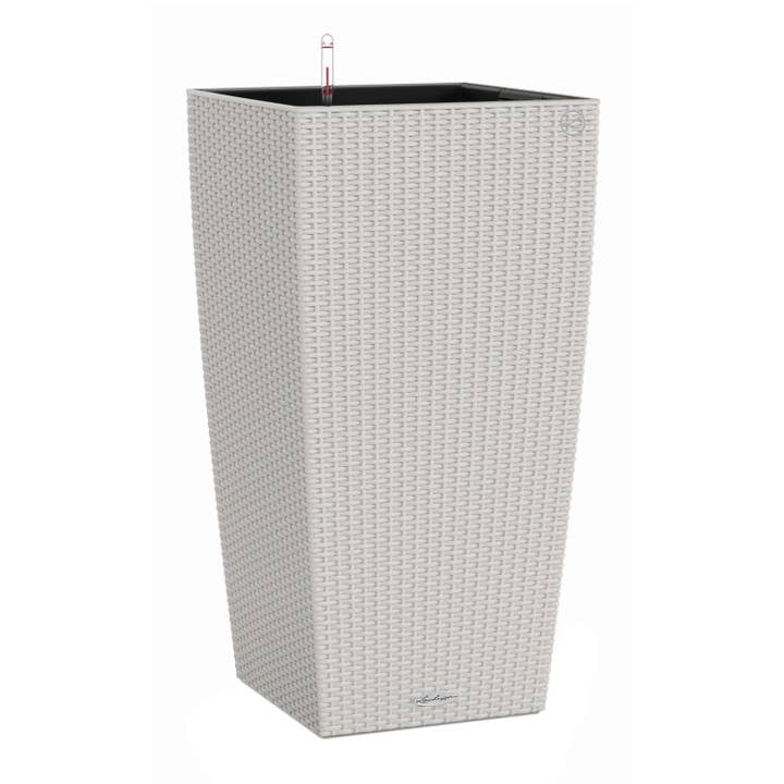 Lechuza Self Watering Planters – Engroshandel Plantekasse – LECHUZA CUBICO Cottage Poly Resin Tall Floor Planter15