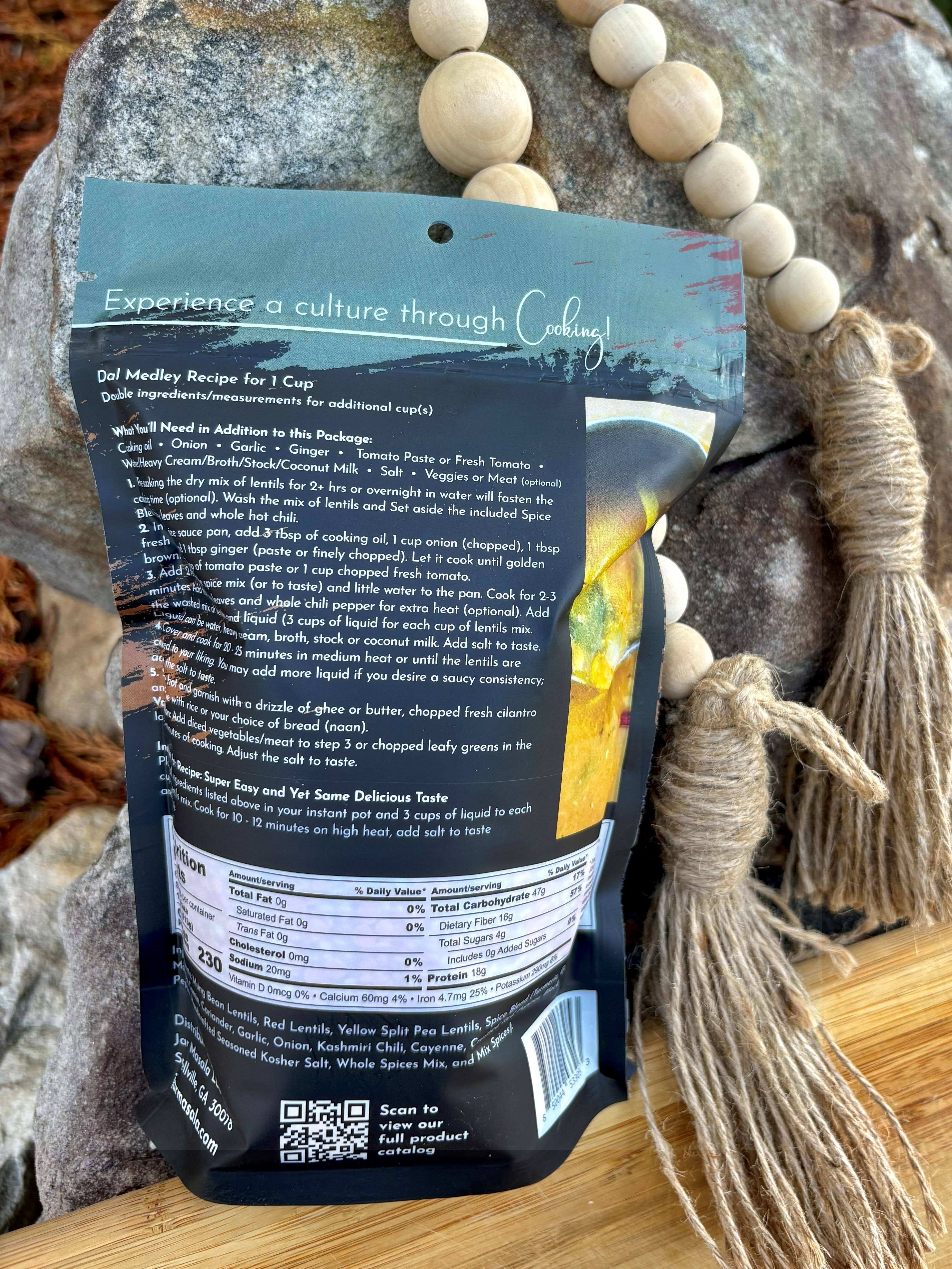 Jar Masala - Wholesale Shelf Stable Prepared Meal - Dal Medley Meal Kit | Spice Mix Included6