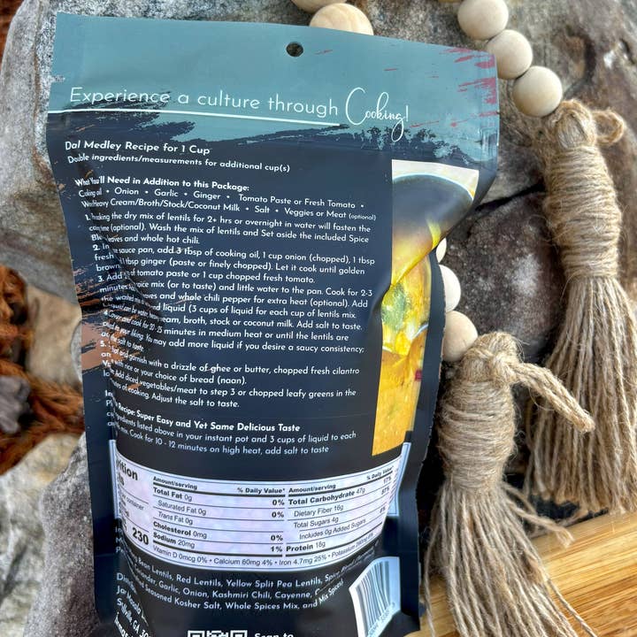 Jar Masala - Wholesale Shelf Stable Prepared Meal - Dal Medley Meal Kit | Spice Mix Included6