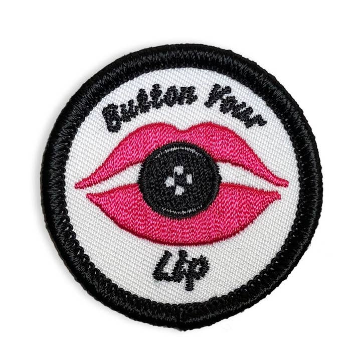 Button Your Lip - Mini parche para venta al por mayor de World Famous Original