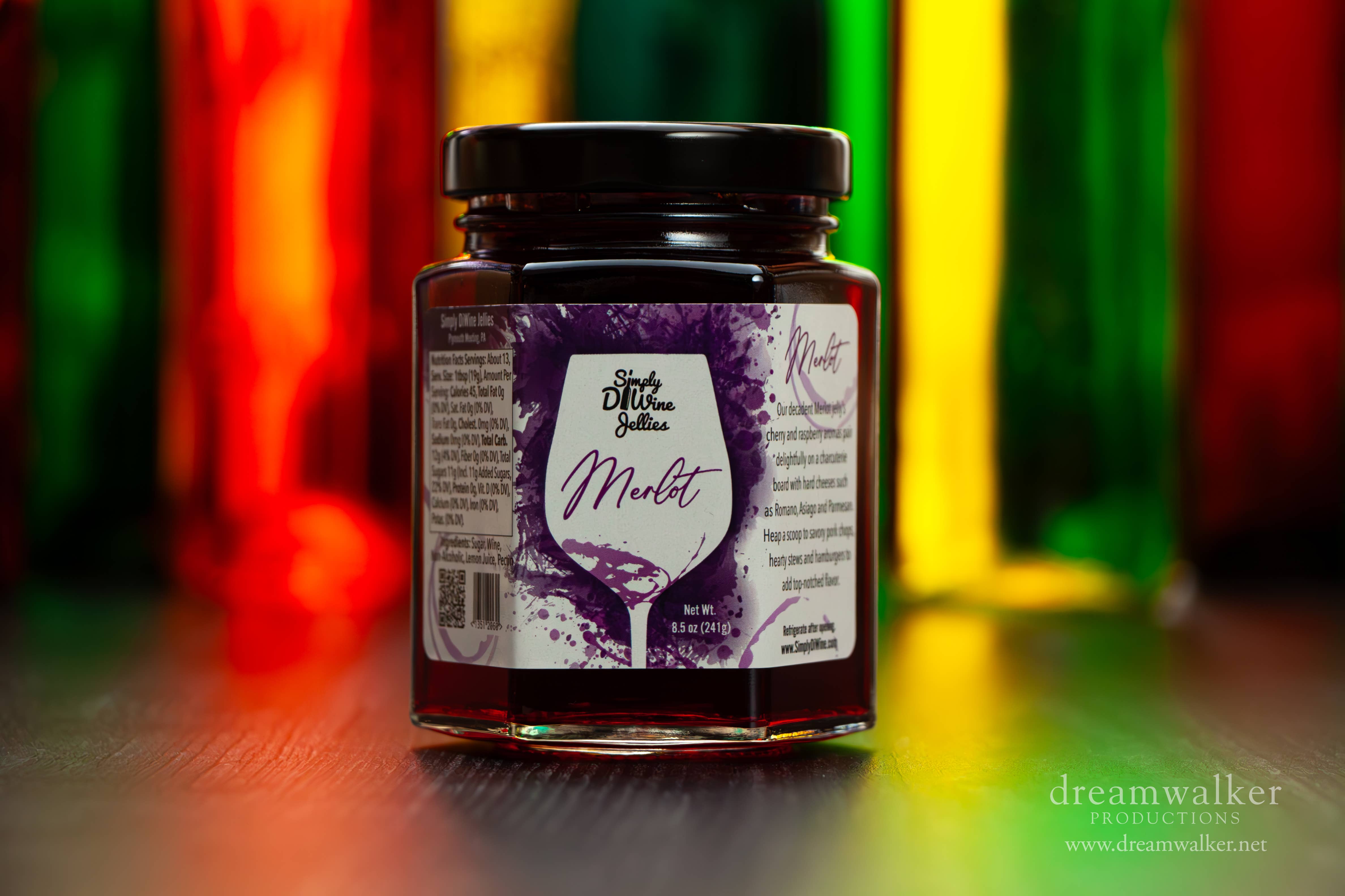 Simply DiWine Jellies, LLC - Vente Confiture/gelée - Gelée de vin Merlot 240g1