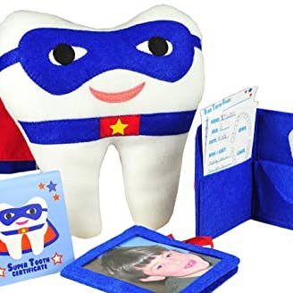 Bearington Collection - Wholesale Toothfairy Pillow - Kids - Tooth Fairy Superhero Gift Set