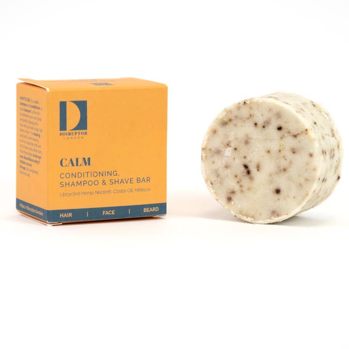 CALM Multi-Tasking Conditioning, Shampoo & Shave Bar for wholesale by Disruptor London