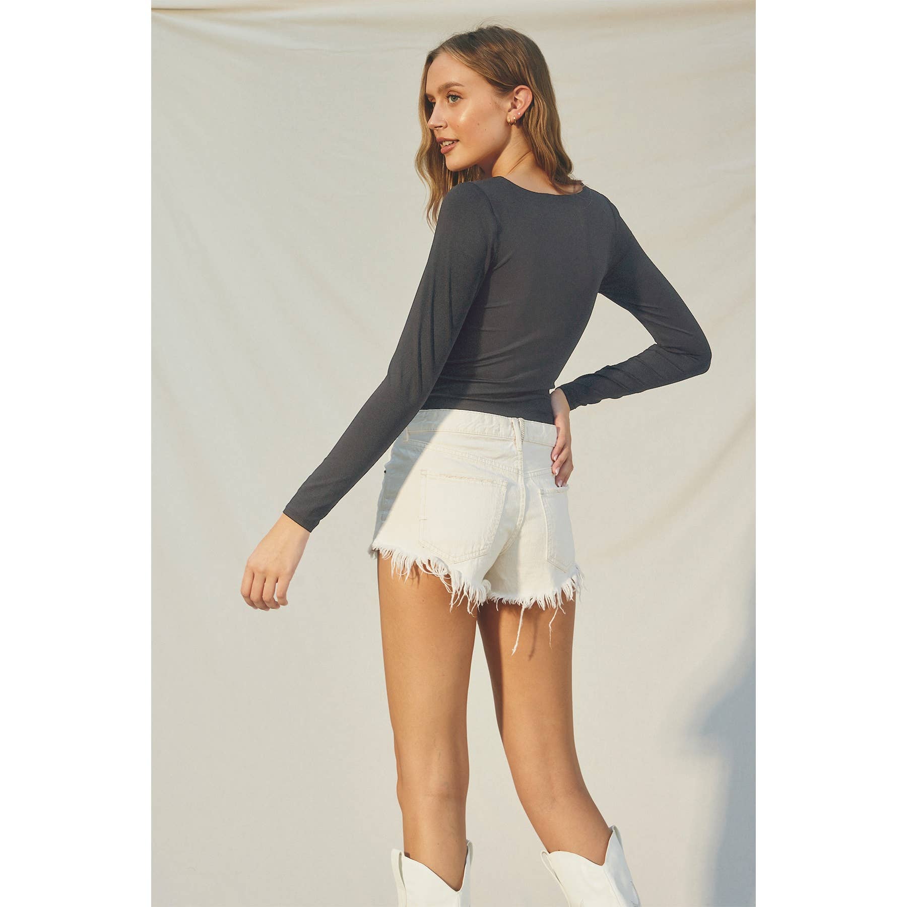 Dress Forum - Wholesale Bodysuit - Women's - Soft Square Neck Bodysuit33