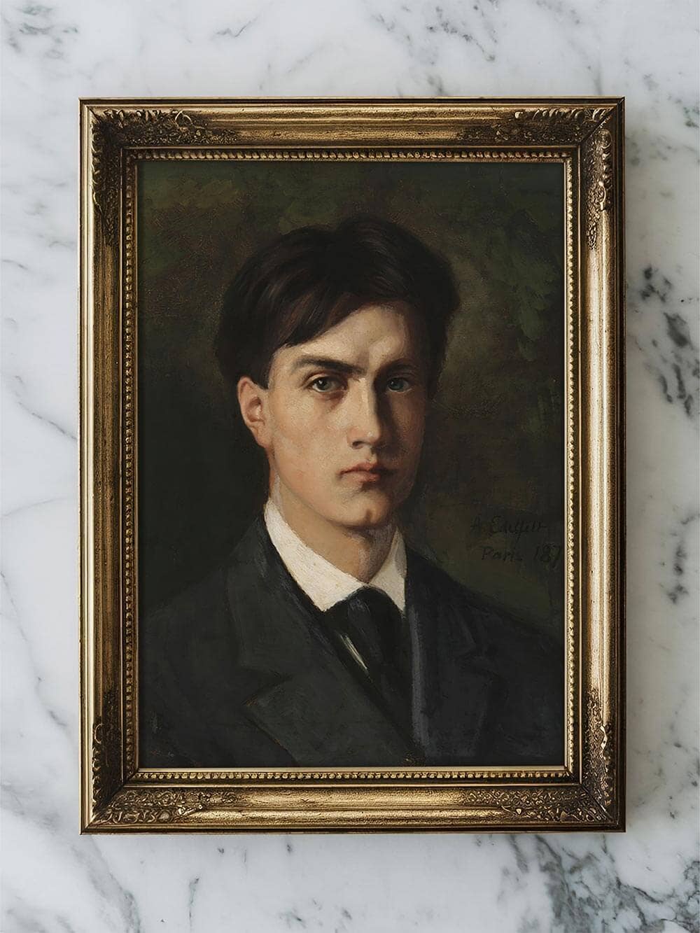 Modern Antique Prints - Wholesale Art Print - Albert – Moody Portrait Poster4