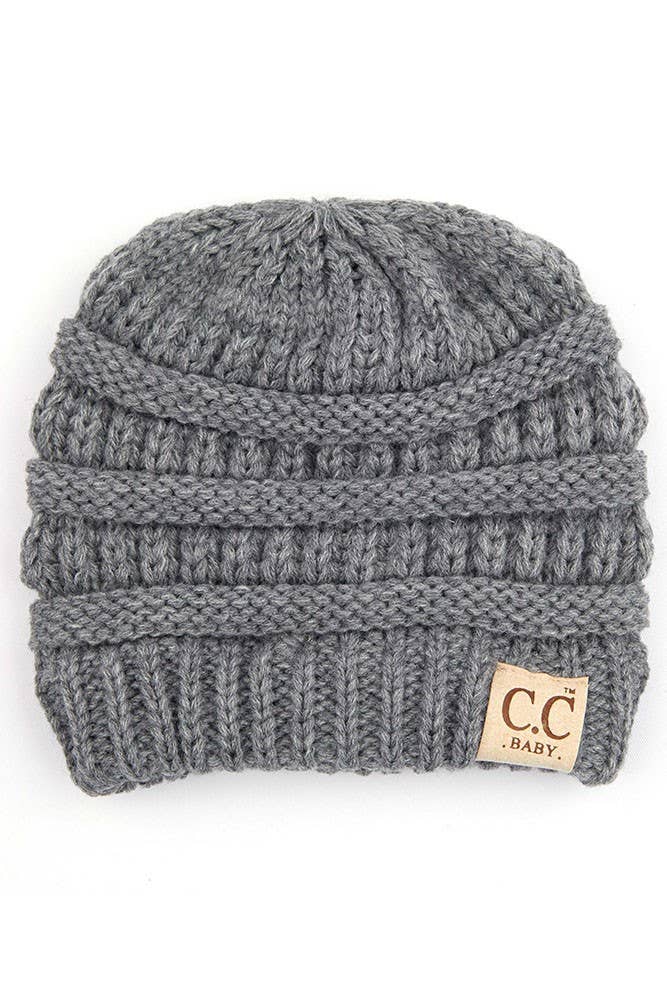 Hana - Wholesale Newborn/Knit Hat - Baby - C.C Baby Solid Color Knit Beanie4