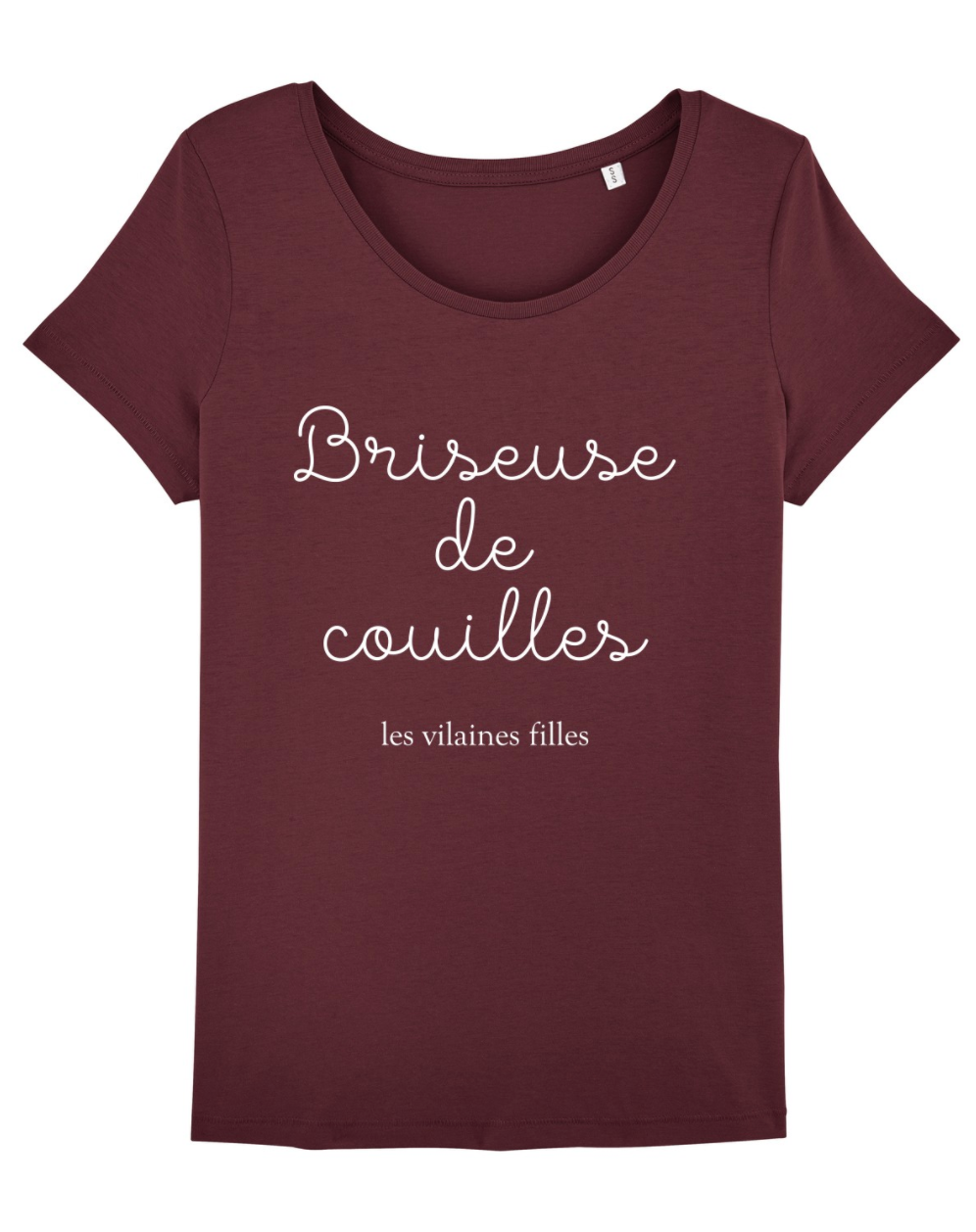 Les Vilaines Filles - Wholesale Screen Printed T-Shirt - Women's - Round neck t-shirt Ballbreaker organic4