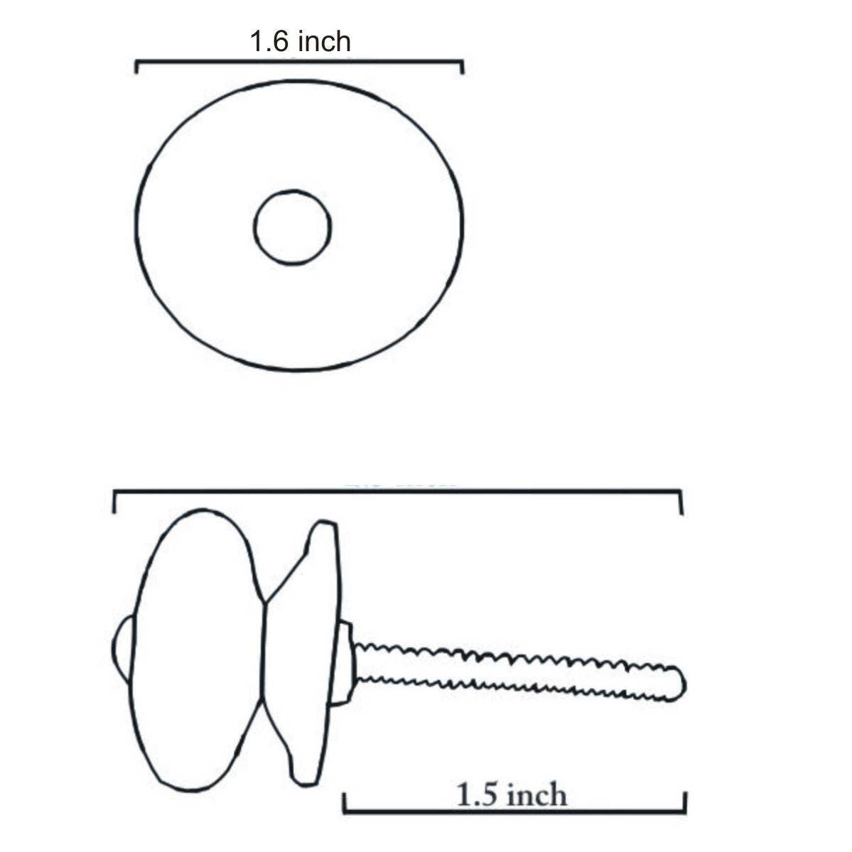 KNOBCO - Venta al por mayor Pomos/tiradores - Tiradores de cerámica blanca con diseño craquelado, pomos para cajones.3