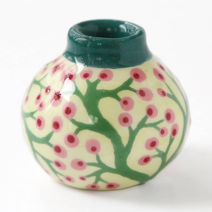 Ceramic Mini Vase - Blossoming trees for wholesale by Dodo Toucan