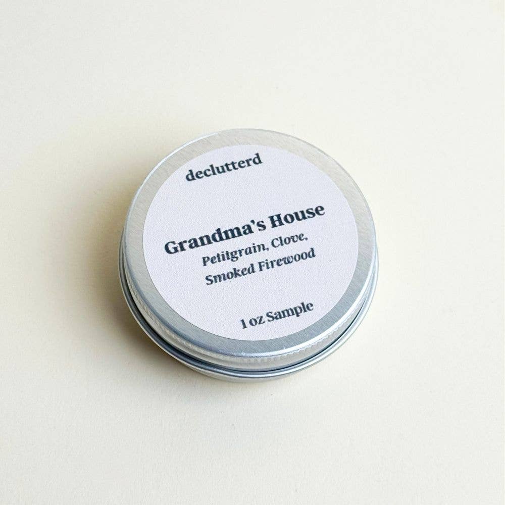 declutterd - Wholesale Travel Candles - Candle Tin Sample 1 oz Wood Wick Non Toxic Coconut Soy Wax2