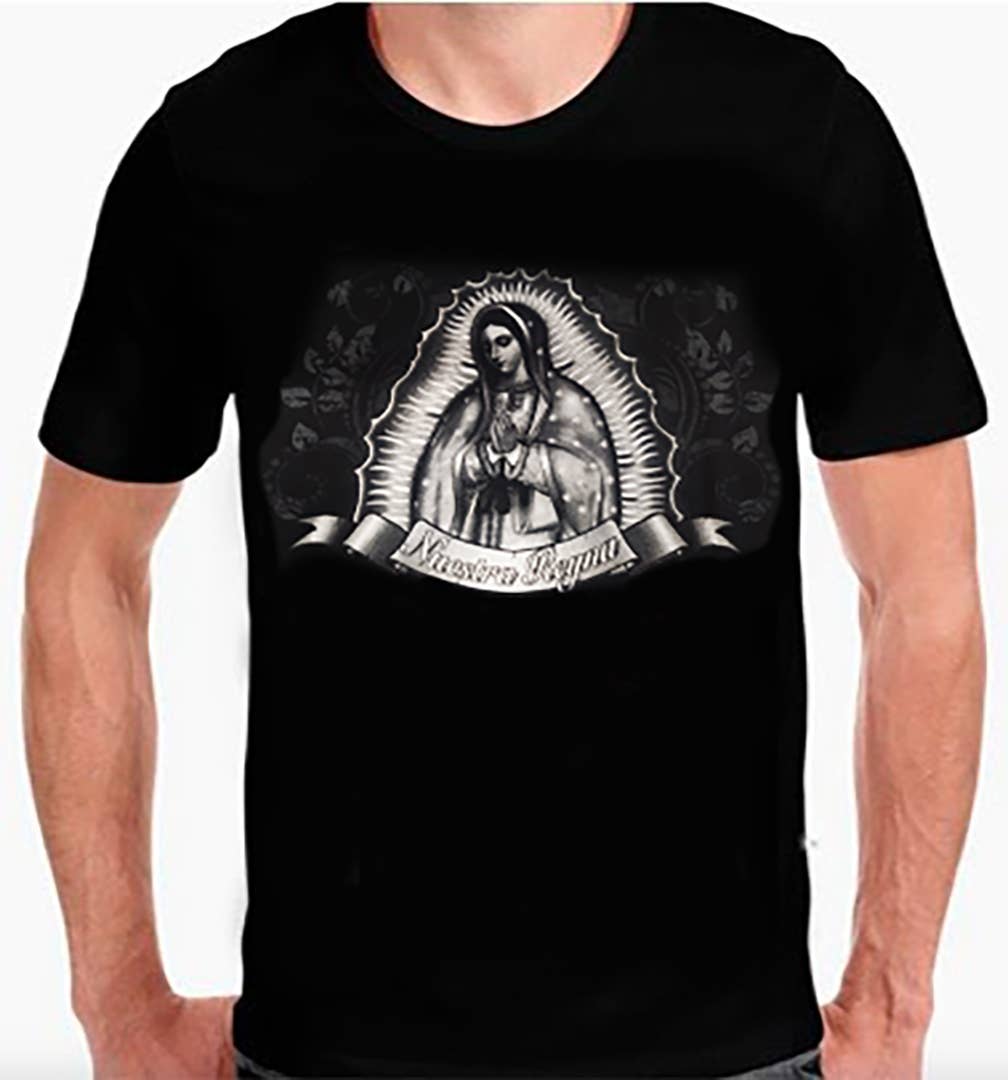 NLJ TRADERS LLC - Vendita all'ingrosso Maglietta serigrafata - Uomo - Vergine di Guadalupe1
