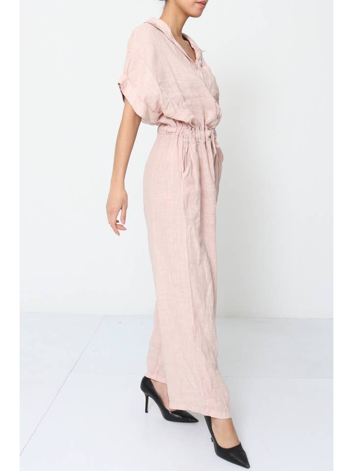 LÉA & LUC - Vendita all'ingrosso Tuta intera - Donna - Combinazione in 100% lino RIF.219029