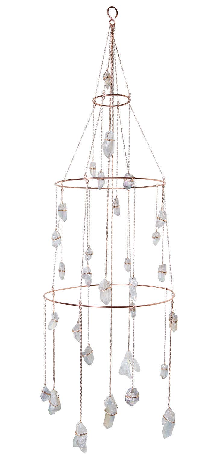 Ariana Ost - Wholesale Chandelier/Hanging Light - Aura Quartz Crystal Chandelier – Statement Healing Light2