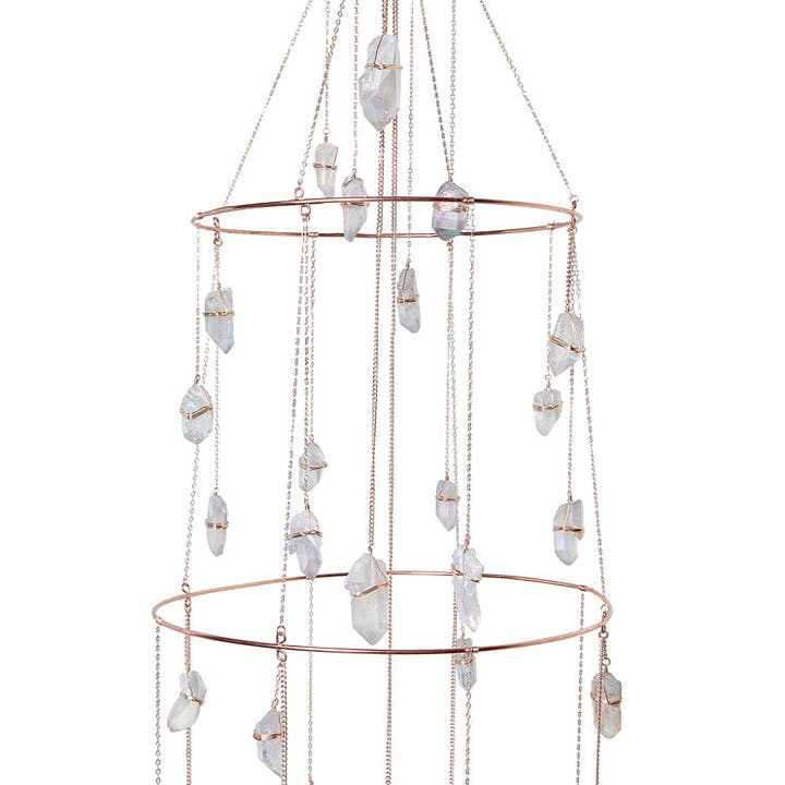 Ariana Ost - Wholesale Chandelier/Hanging Light - Aura Quartz Crystal Chandelier – Statement Healing Light2