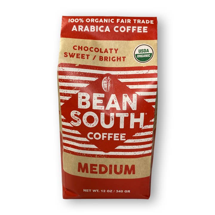 Bean South Medium Blend Fair Trade/Organic (12oz) for wholesale by Bean South