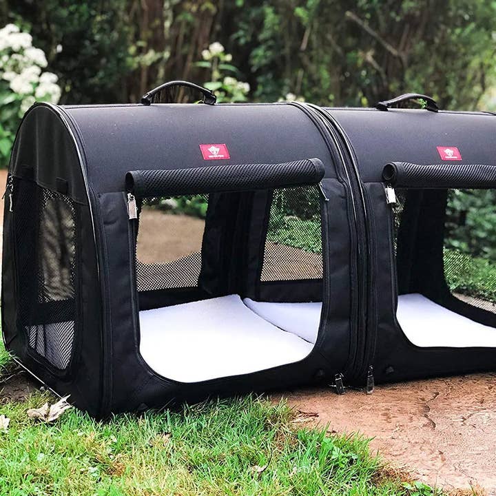 One for Pets Portable Double Kennel - New Single Kennel Version Available! for wholesale by One for Pets