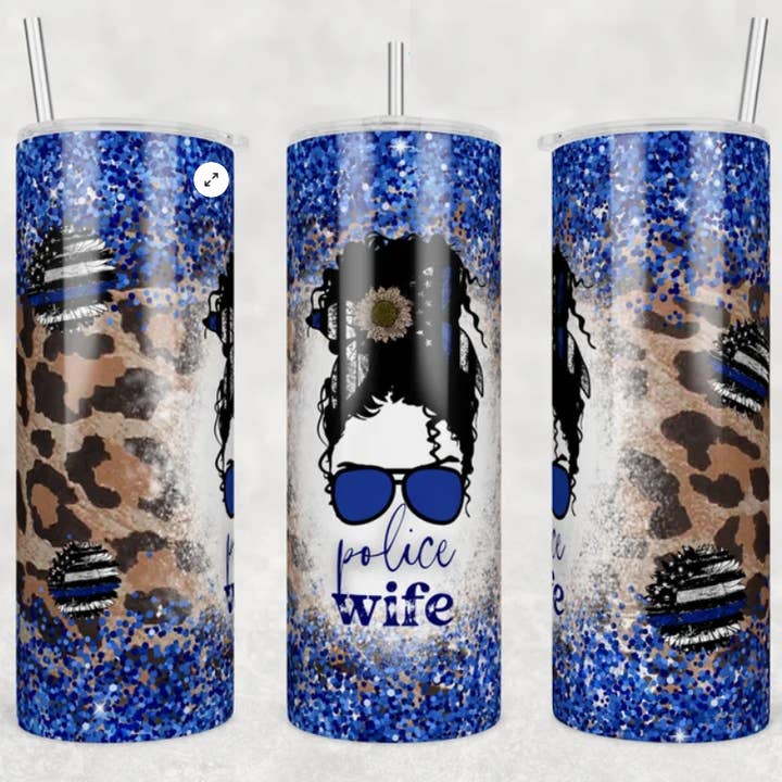 Politi kone #2 | Tumbler for engroshandel hos Designs by Robyn