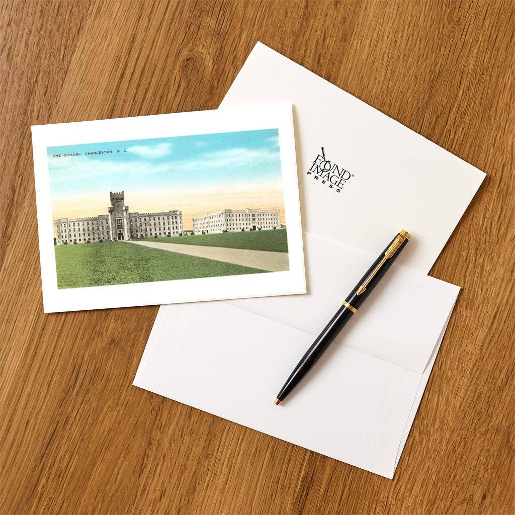 Found Image Press – Conjunto de notas por atacado – Cartão de Felicitações SC-39 A Cidadela, Charleston1