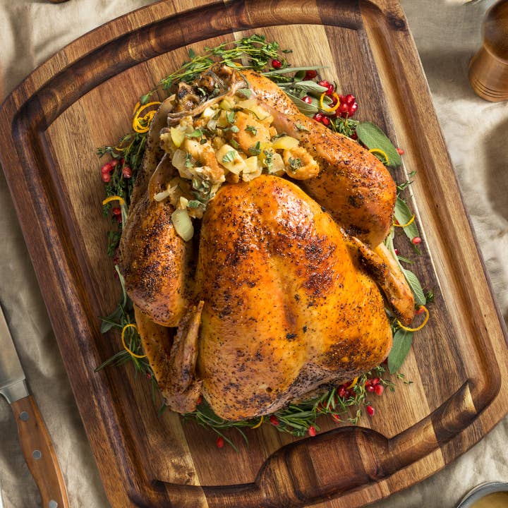 Totally Bamboo - Wholesale Cutting Board - Rock & Branch® Acacia Wood Carving Board with Juice Groove