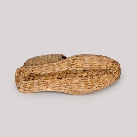 EcoFreax - Vendita all'ingrosso Pantofole - Donna - Pantofole da donna in paglia naturale intrecciata a mano