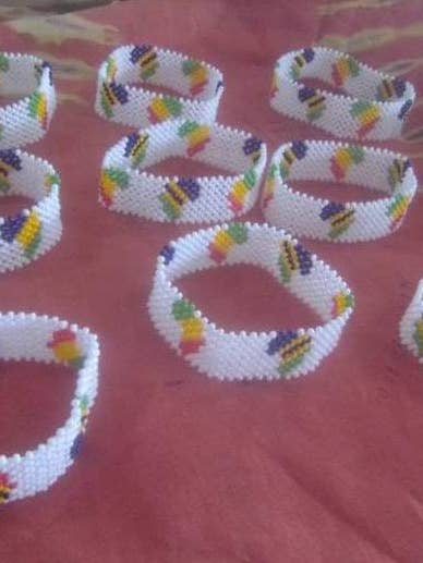 Pulsera artesanal africana masái con cuentas y envío gratis para venta al por mayor de Delight merchants
