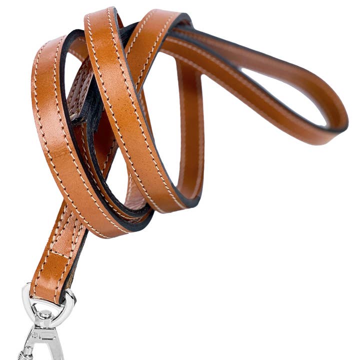 Barclay Dog Leash in Natural for wholesale by Hartman & Rose