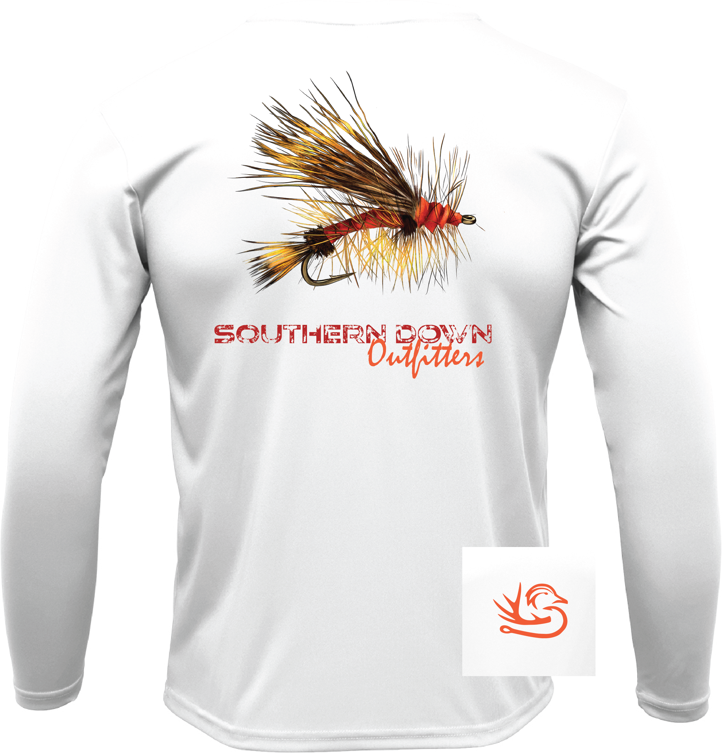 Southern Down Outfitters - Wholesale Screen Printed T-Shirt - Men's - Fly UPF Fishing Shirt0