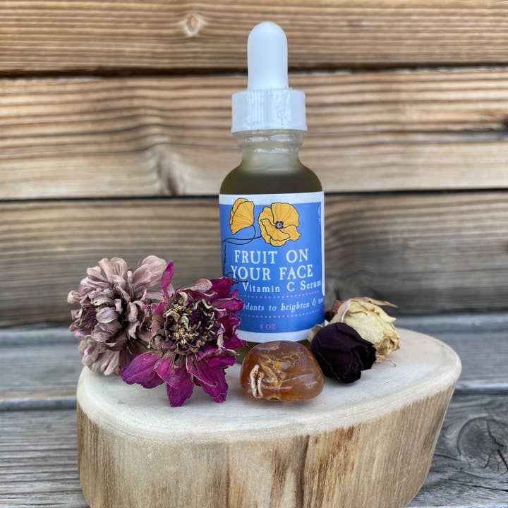 Golden Poppy Herbal Apothecary - Wholesale Facial Serum/Concentrate - Fruit for your Face Vitamin C Serum, 1 oz