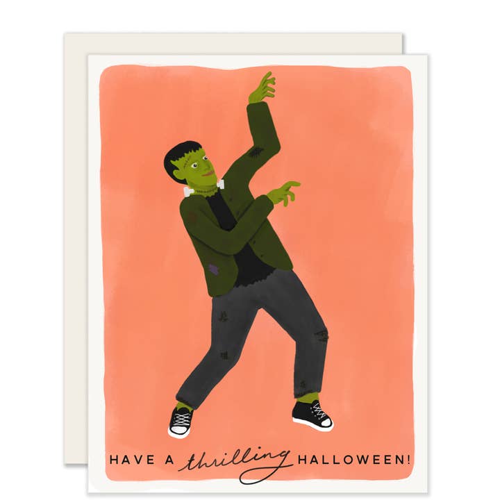 Thrilling Halloween Card | Zombie Halloween Fall Card for wholesale by Slightly Stationery