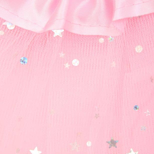 Inca UK – wholesale Skirt – Kids – Pink Net Tutu With Stars. Double Layered. Child Size2