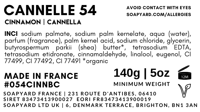 soapyard - Wholesale Bar Soap - Cinnamon №545