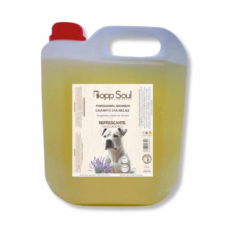 BOPP SOUL SC - Wholesale Pet Shampoo - Dog - Organic Spa Shampoo for Sensitive Skin Dogs and Cats - 5L