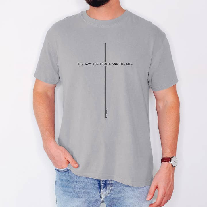 Refinery Number One LLC - Wholesale T-Shirt (Graphic) - Unisex - The Way The Truth The Life, Christian Jesus Religious Tshirt