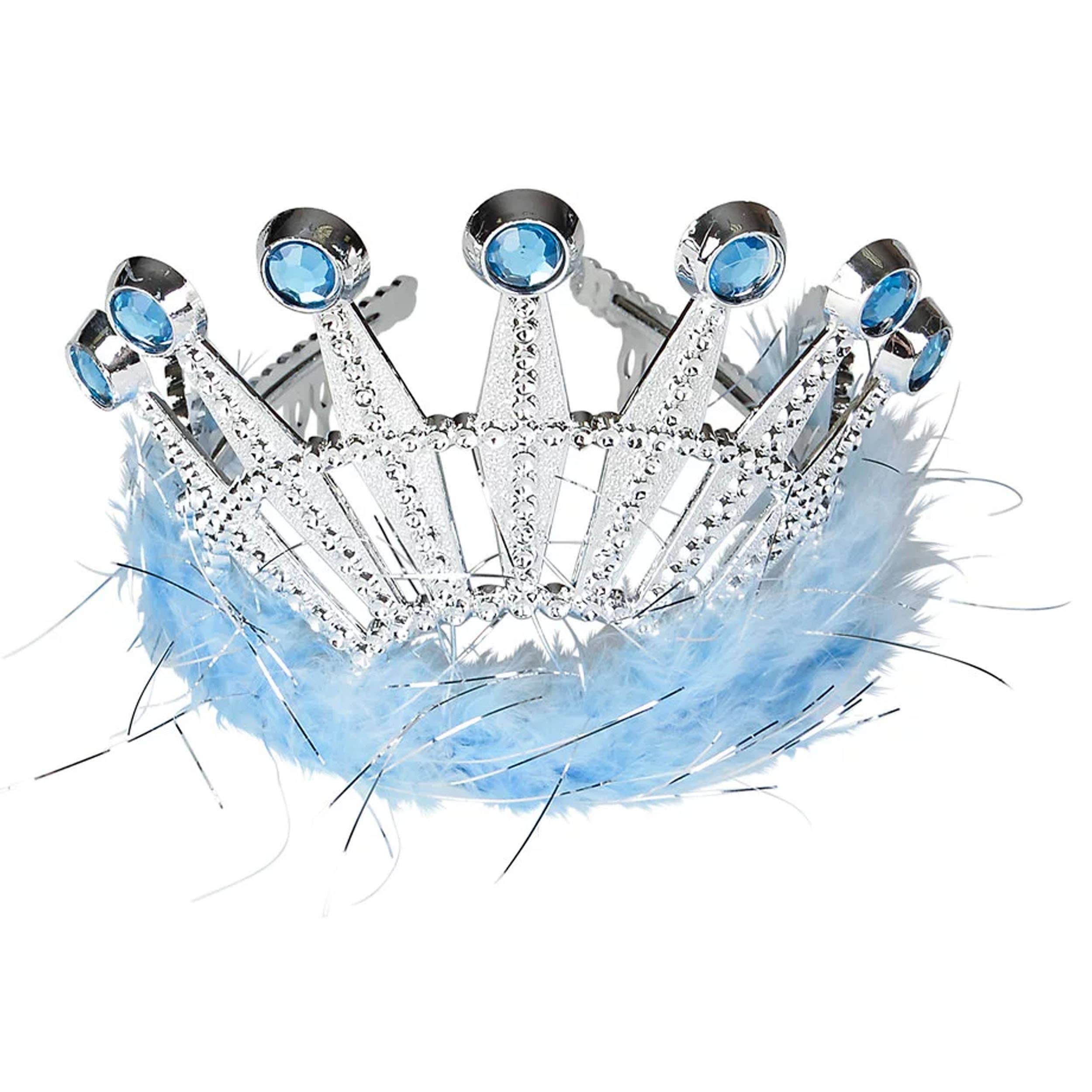 Pagdee Kids Juniors – Tiara - Criança por atacado – Coroa de Plumas de Princesa para Decoração de Férias - Sortido1