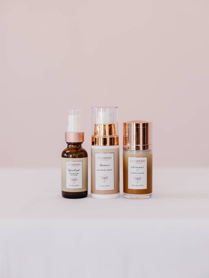 Even Glow Trio for wholesale by Cherished Skin Solutions