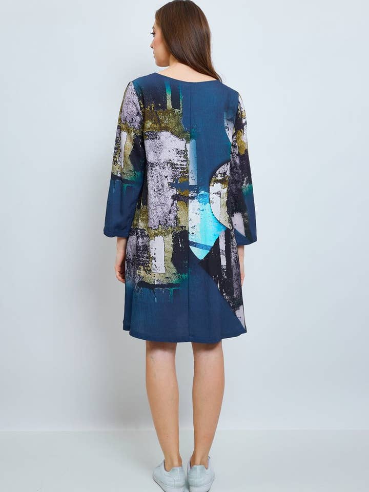 BELLA BLUE - Wholesale Dress - Women's - Robe - D538-H3335