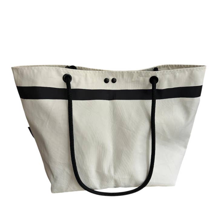 LBI One - Wholesale Tote Bag - Women's - Recycled Dacron Sailcloth Tote With LBI Lettering6