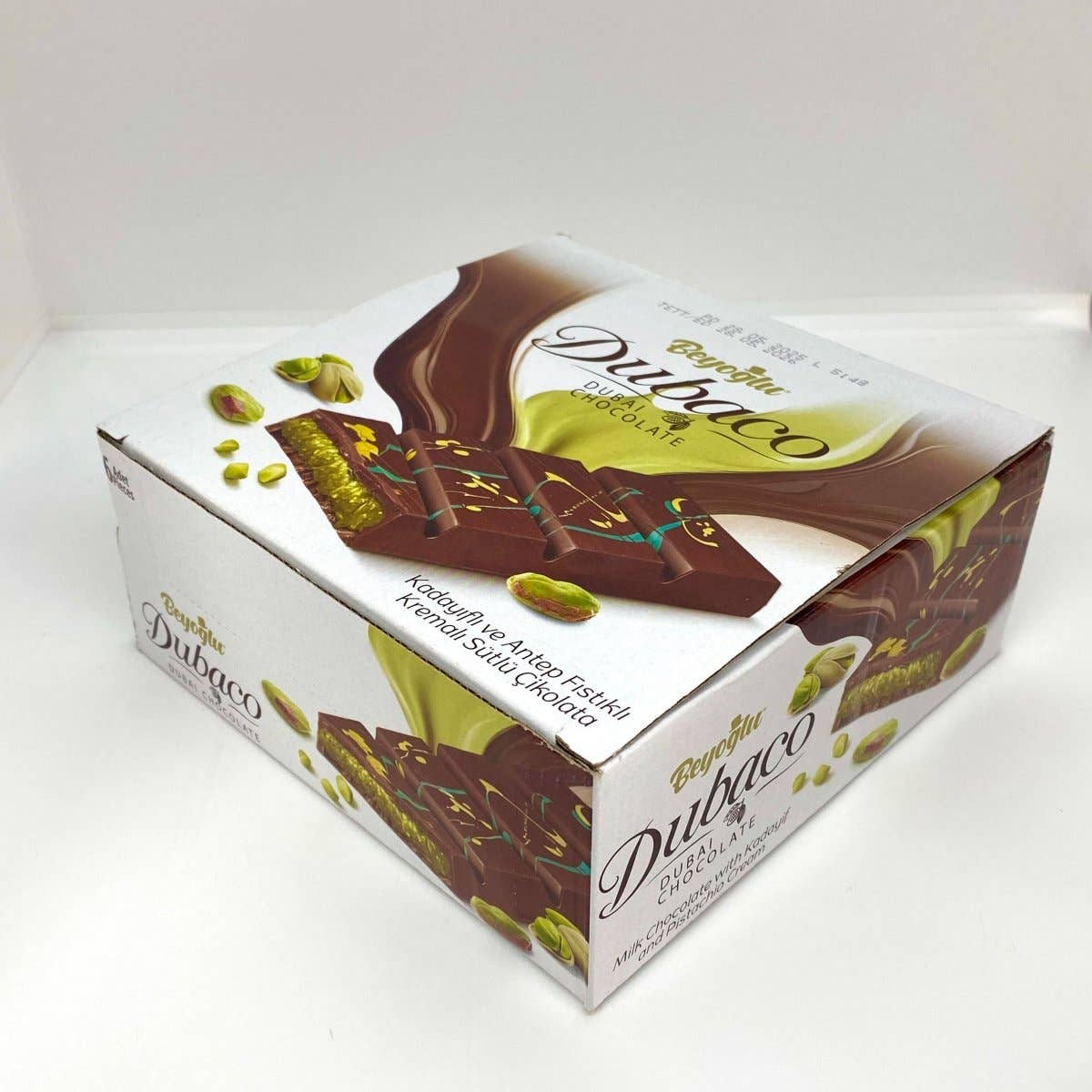 Aladdin - Wholesale Chocolate bar - Dubai Chocolate Bar 95g Beyoglu Kadayif Milk Halal Crisp2