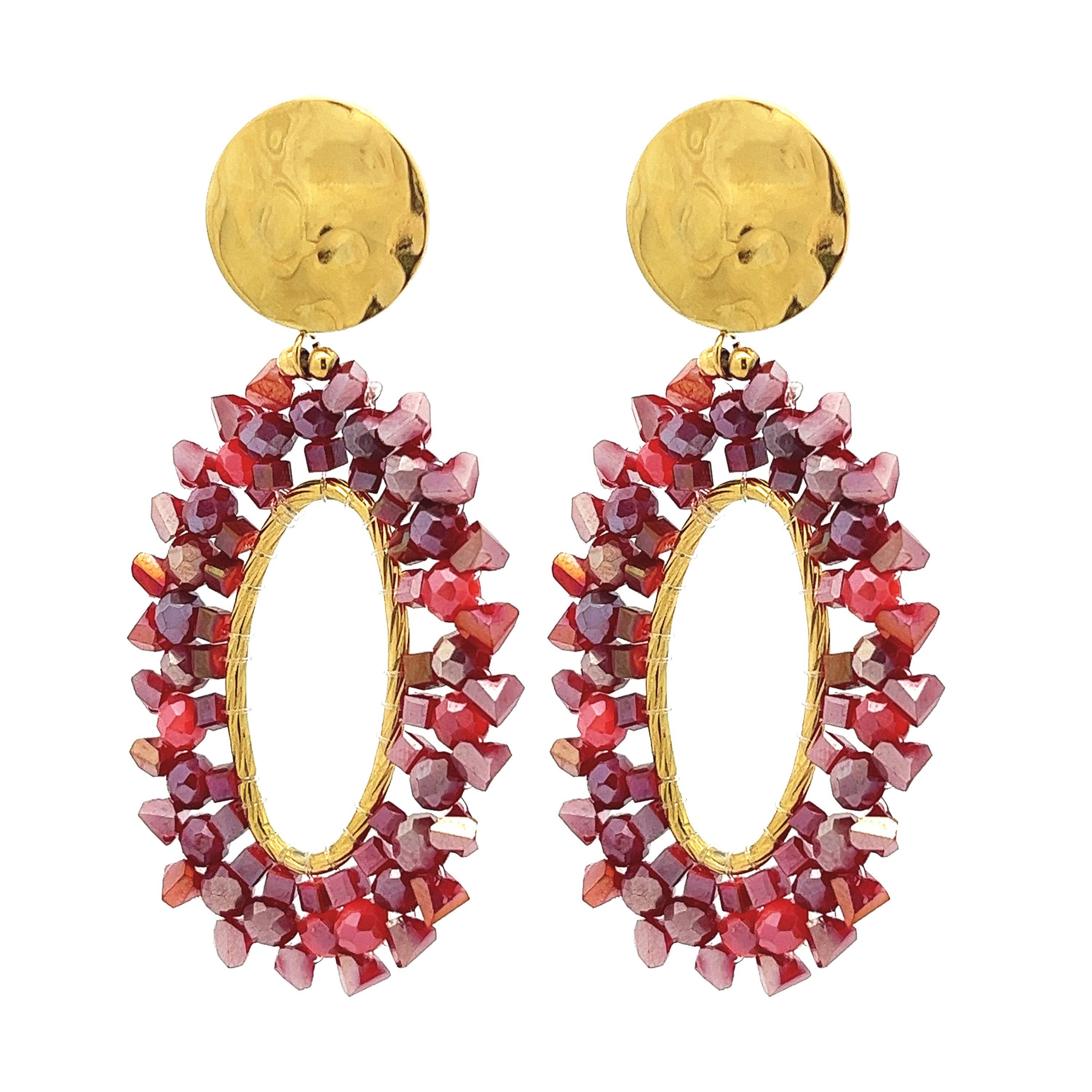AMORINO SRL - Wholesale Dangle Earrings - Crystal Earring Clip - OL2392E7341